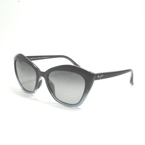 Maui Jim Lotus 827-02J Gloss Black Fade / Neutral Grey Polarized